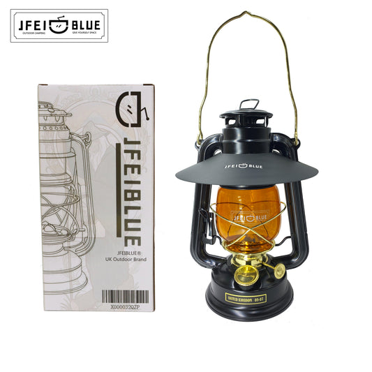 British JFEIBLUE retro traditional kerosene lamp camping lamp horse lamp outdoor portable lamp old-fashioned oil lamp military wind